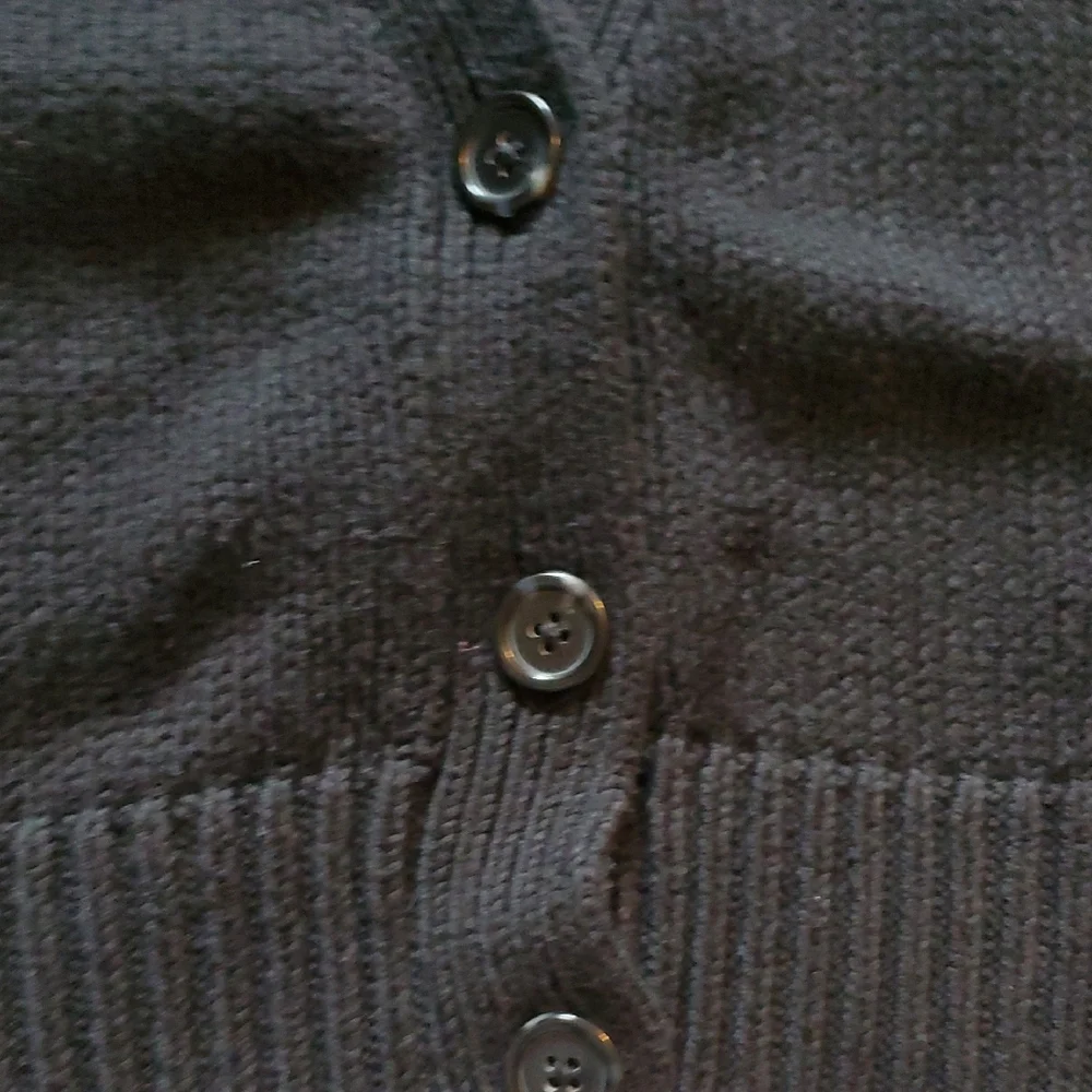 GAP Kids Black Knit Crop Sweater Cardigan